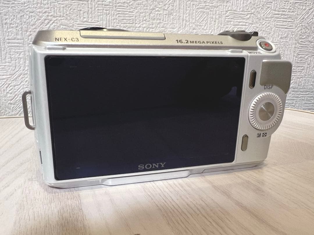 液晶保護済　SONY NEX-C3D ダブルレンズキット ホワイト