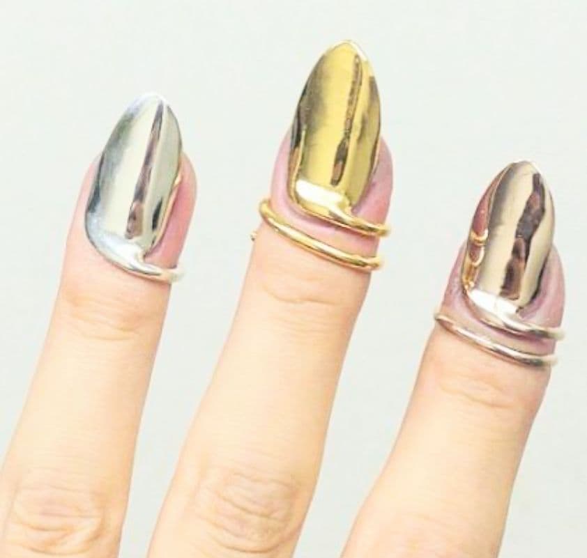NAILRING/Silver ネイルリング未使用 Madonna レディガガ