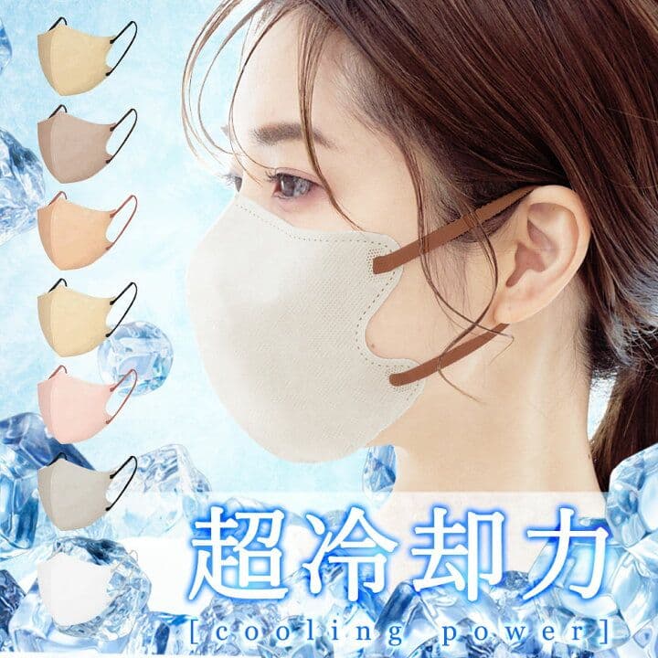 シシベラ　CICIBELLA　冷感　3D小顔バイカラーマスク　Cタイプ　80枚