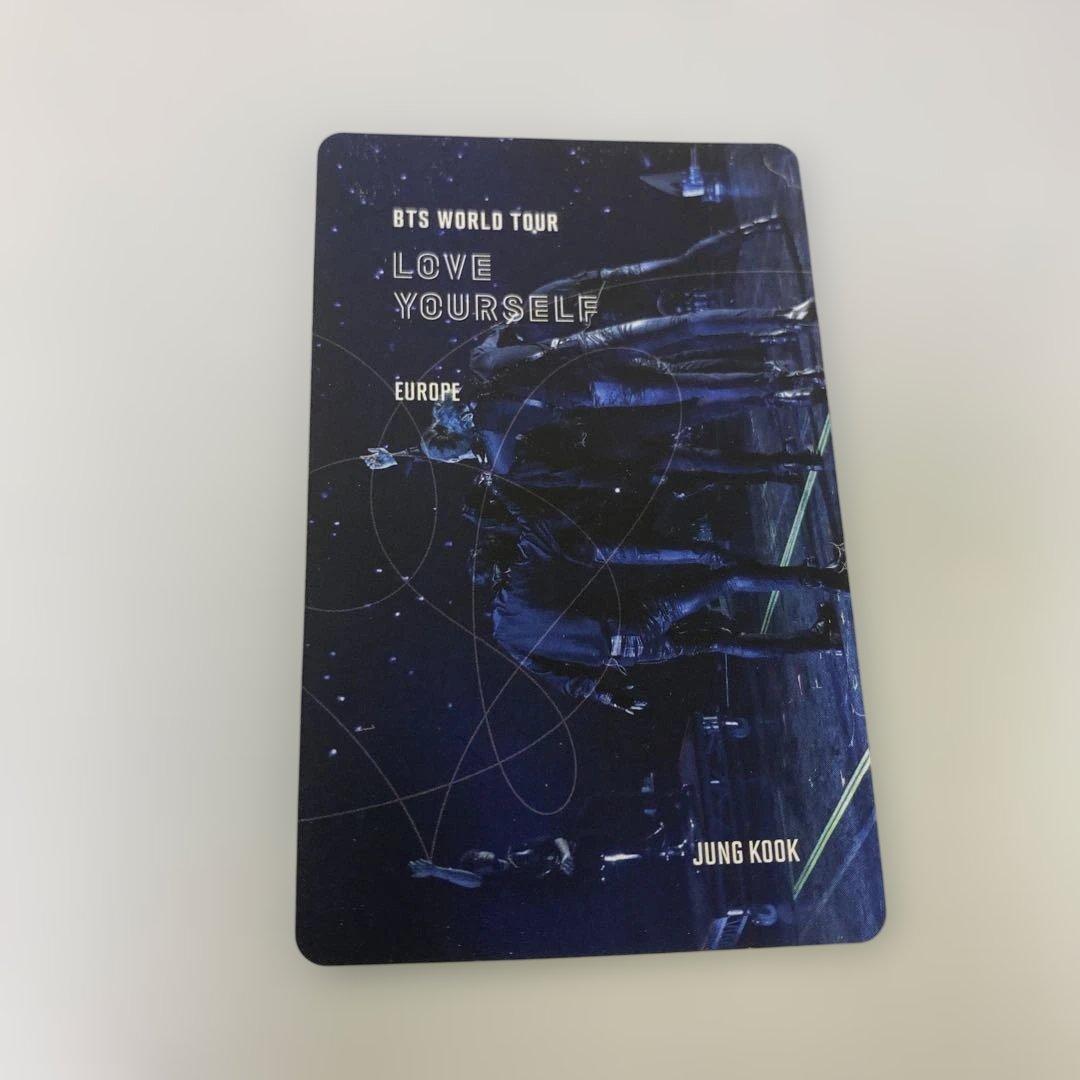 BTS LOVE YOURSELF EUROPE　トレカ　ジョングク