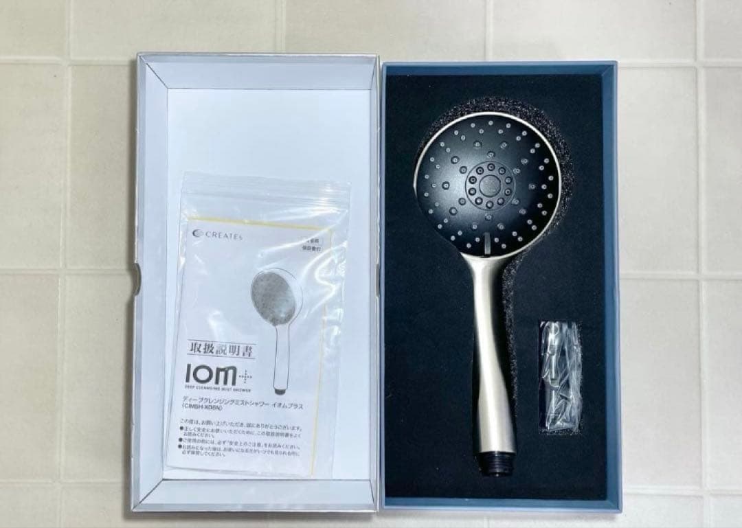 クレイツ　ディープクレンジング ミストシャワーヘッド IOM+(イオムプラス)
