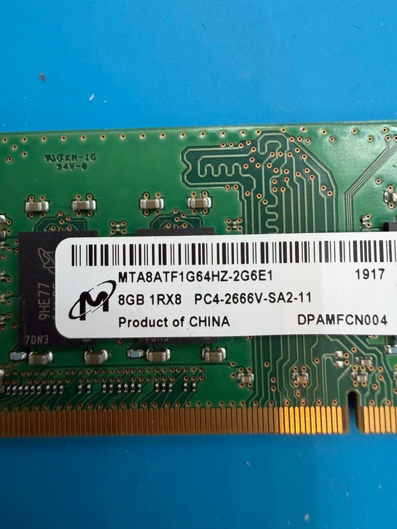 ノートPC用メモリ　8×2 16GB PC-2666V