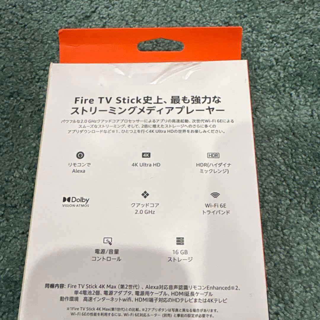 ［値下げ可］Fire TV Stick 4K Max 16GB Wi-Fi 6E