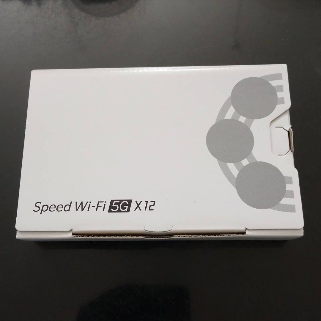 Speed Wi-Fi 5G X12モバイルルーター
