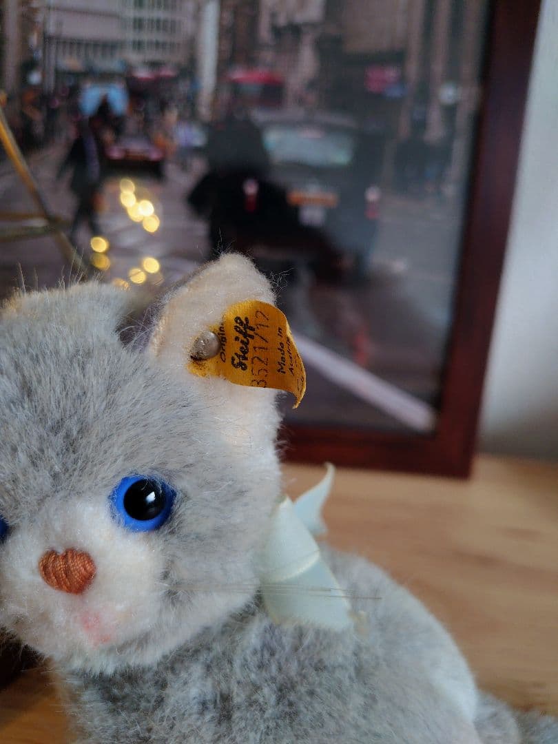 Steiff シュタイフ　猫のSnuffy　猫のぬいぐるみ