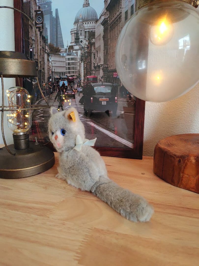 Steiff シュタイフ　猫のSnuffy　猫のぬいぐるみ