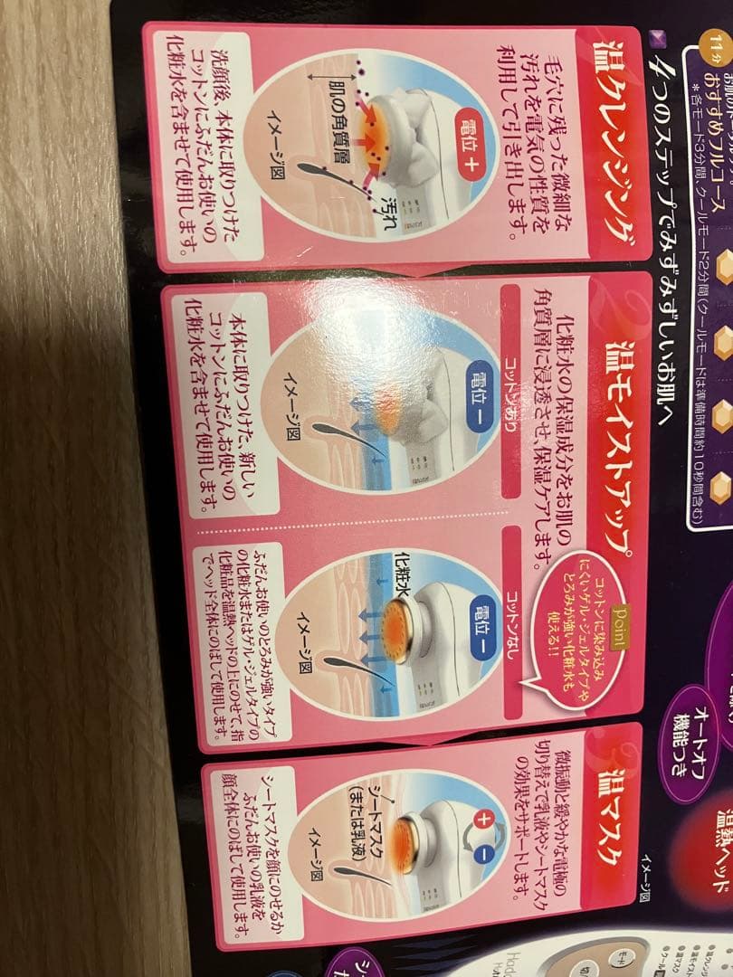 日立美顔器、ハダクリエ（HadaCRie Hot&Cool）