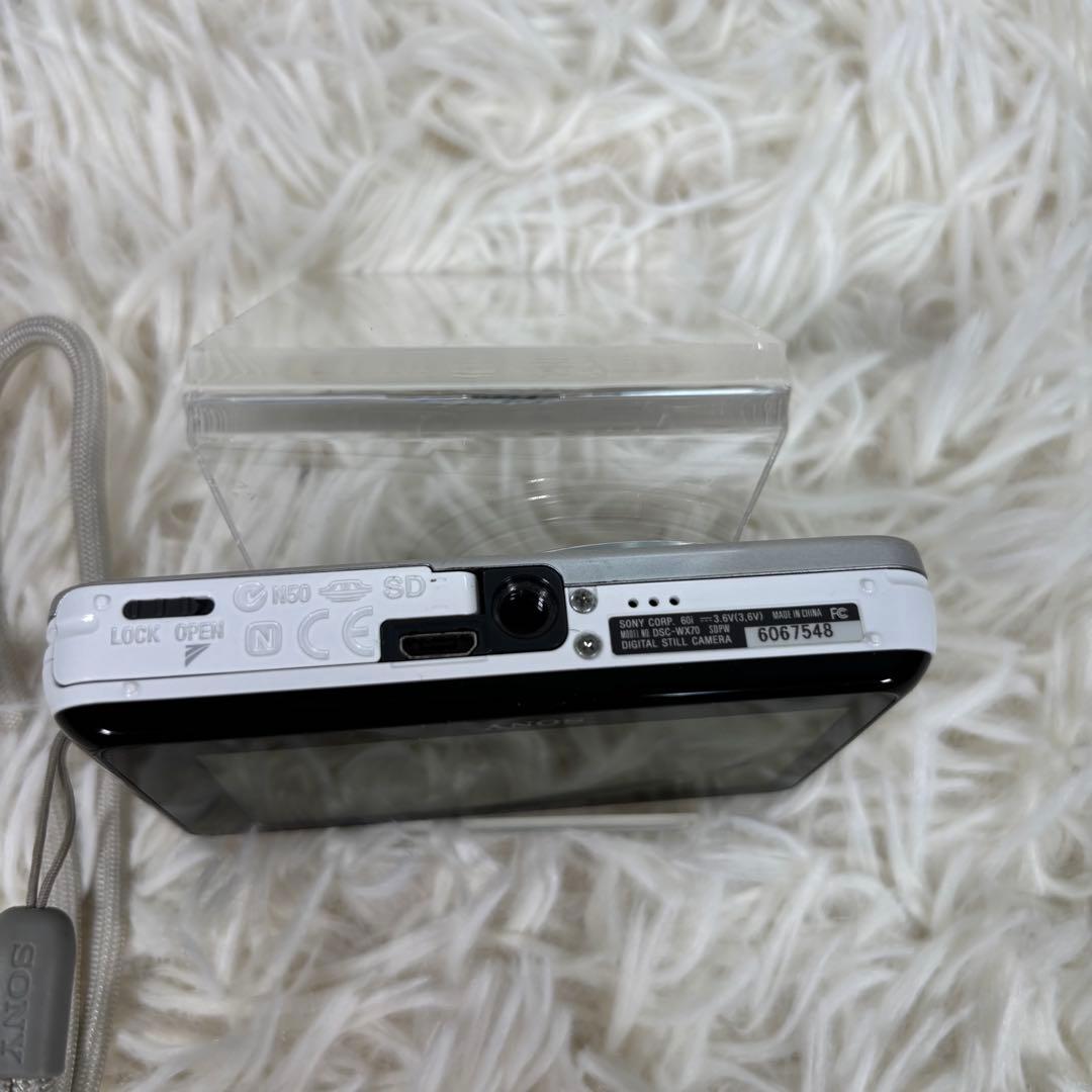 SONY DSC-WX70 デジカメ　コンデジ　白