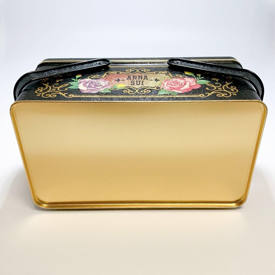 アナスイ ANNASUI アンティークバニティボックス コスメ コフレ 缶 薔薇