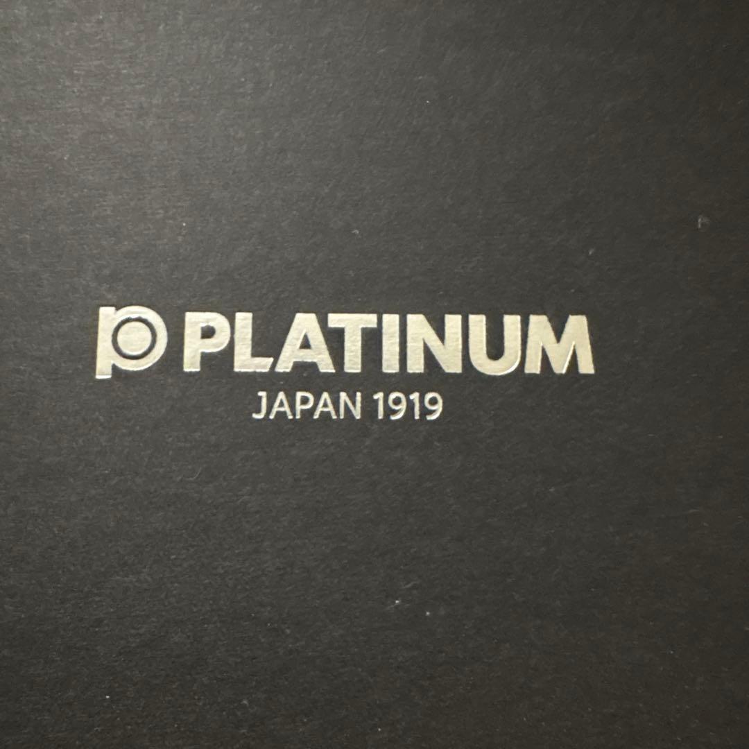 PLATINUM PROCYON ブラック 万年筆 専用ケース付き　インク付き