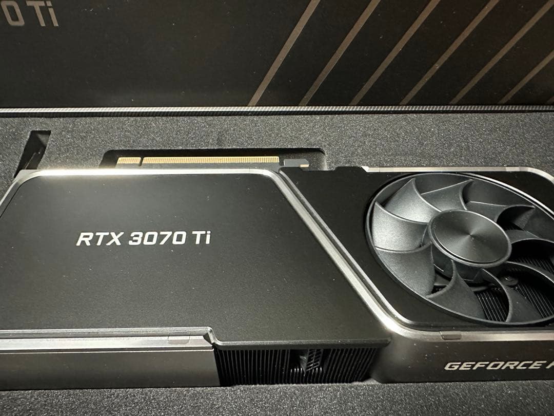 新品 動作確認のみ rtx 3070ti founders edition