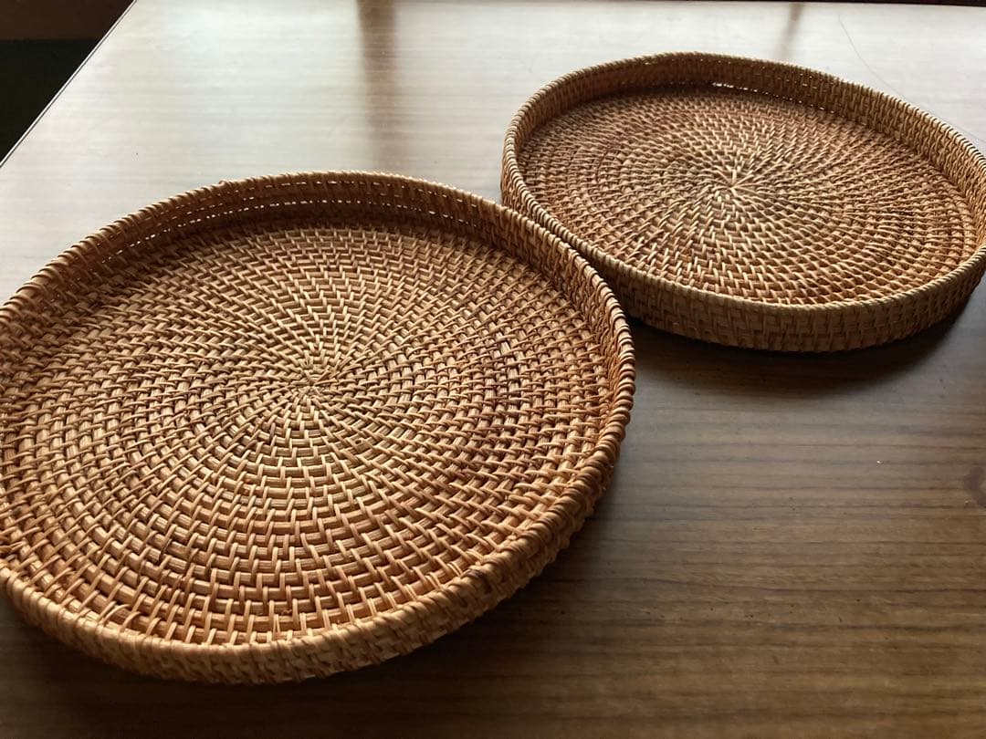 【ハンドメイド】丸かご　5個セット