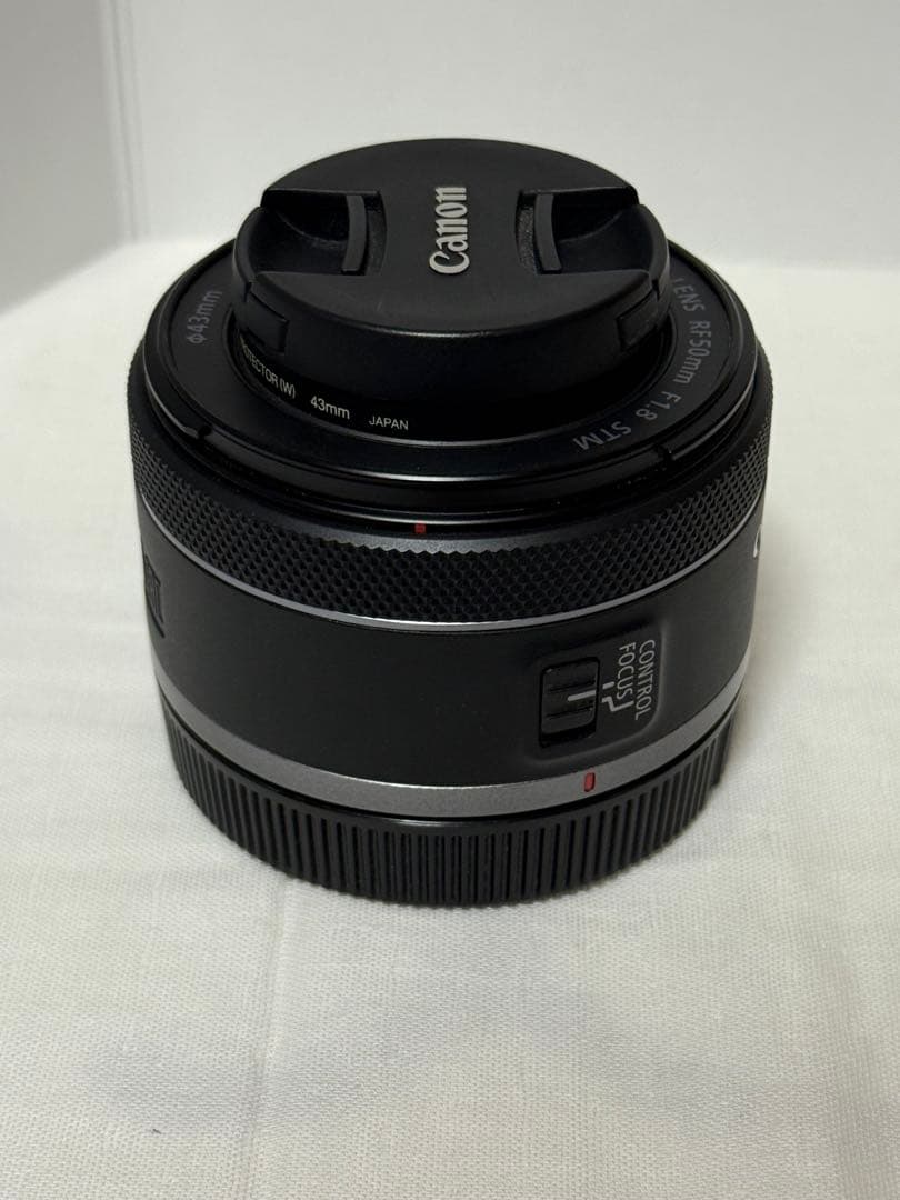 【美品】Canon RF50mm F1.8 STM 単焦点 保護フィルター付