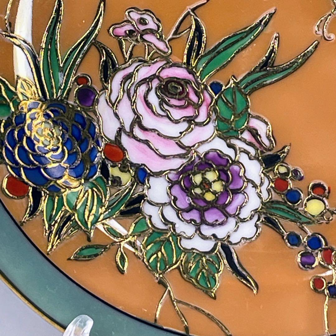 オールドノリタケ ラスター彩 ２枚セット 蝶 バラ 縁金盛り 小皿 プレート