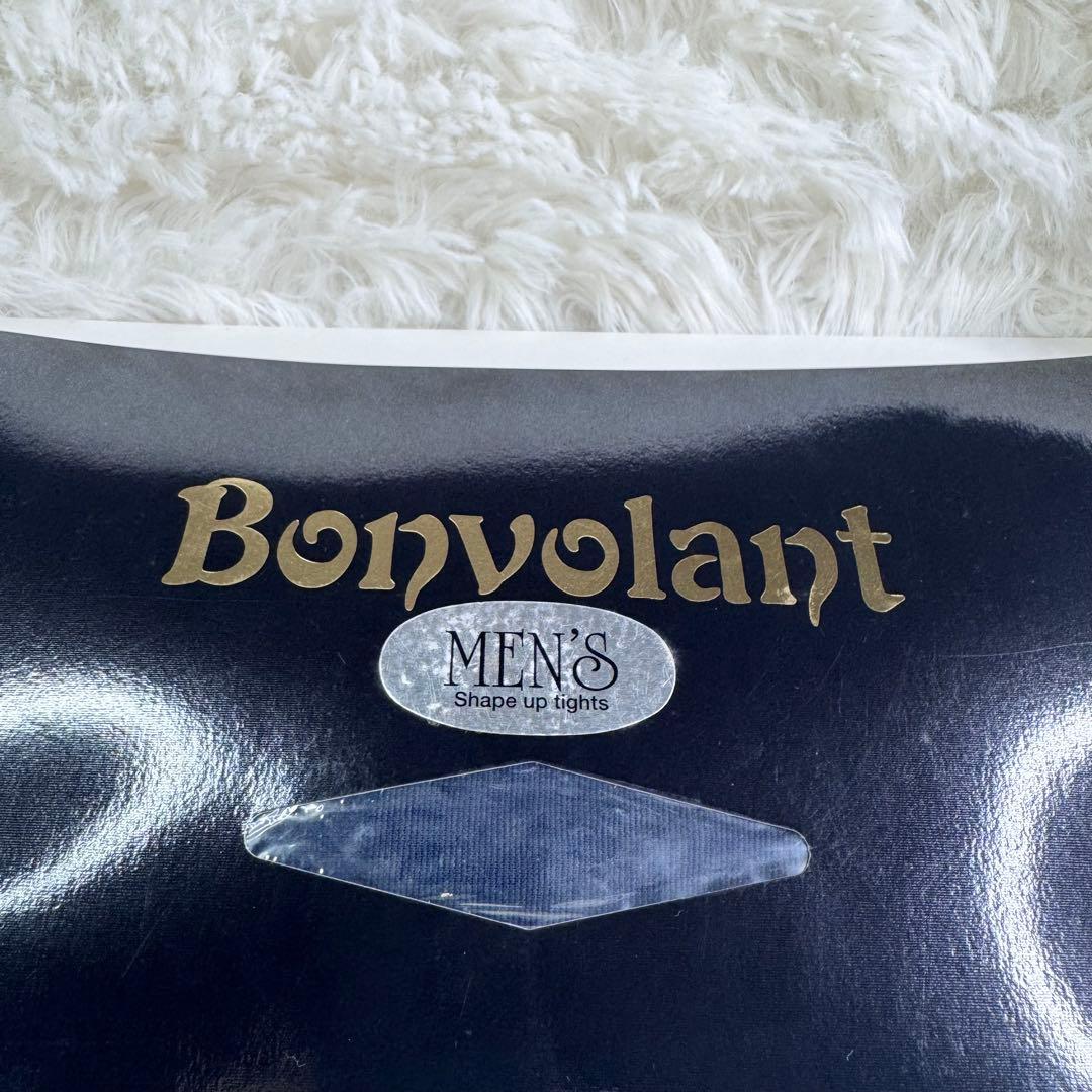 【新品】Bonvolant メンズ ネイビー シェイプアップタイツ Sサイズ