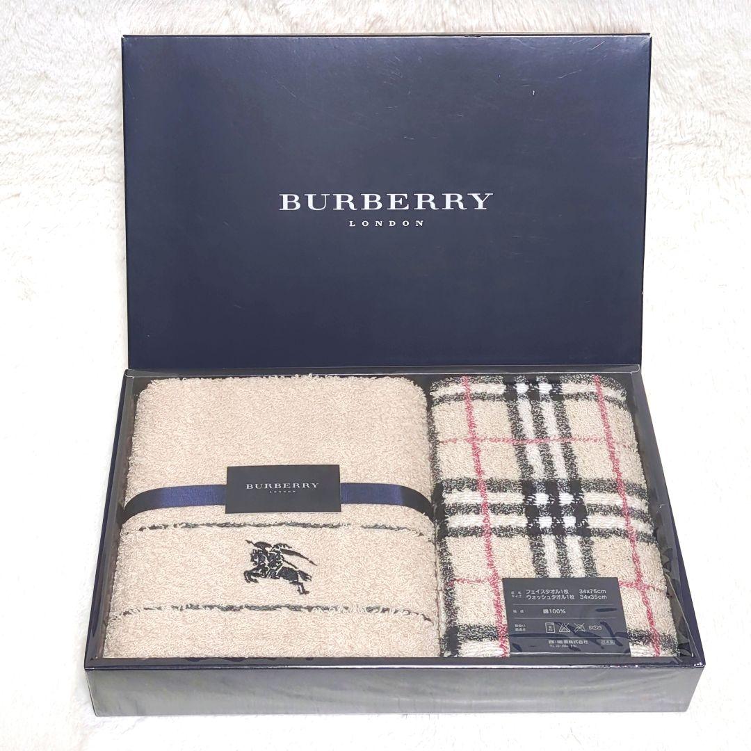 新品✨️BURBERRY★フェイスタオル★ウォッシュタオル★タオルセット