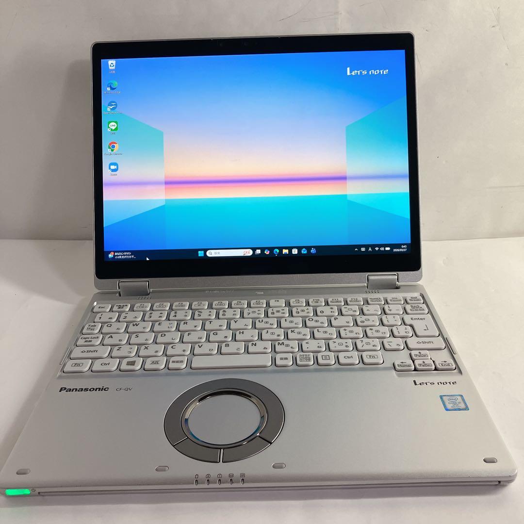 LTE対応 2in1 レッツノート QV8 i7 16GB タッチパネル