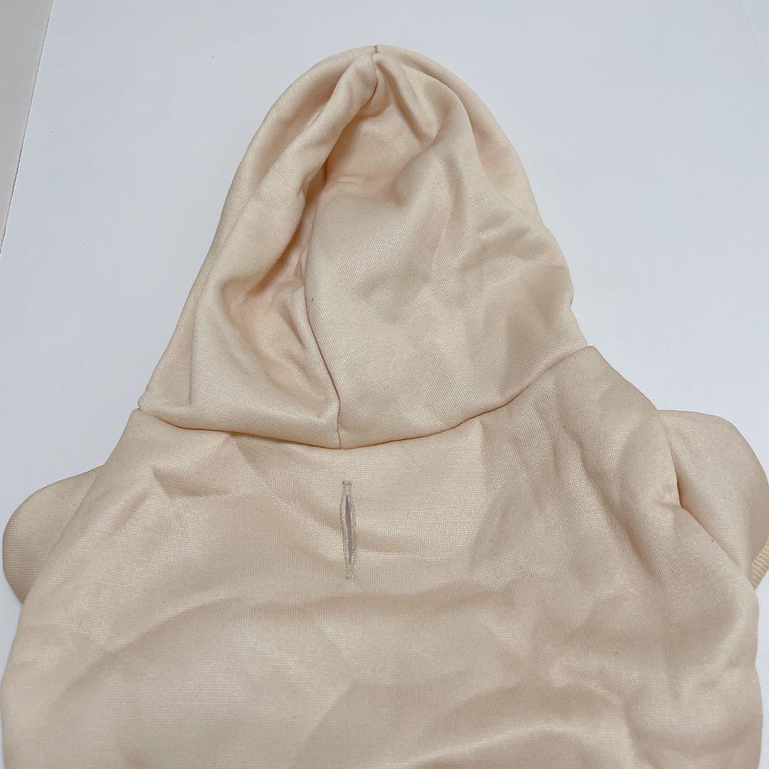 犬の服 犬 パーカー フーディー ドッグウェア SMサイズ ベージュ