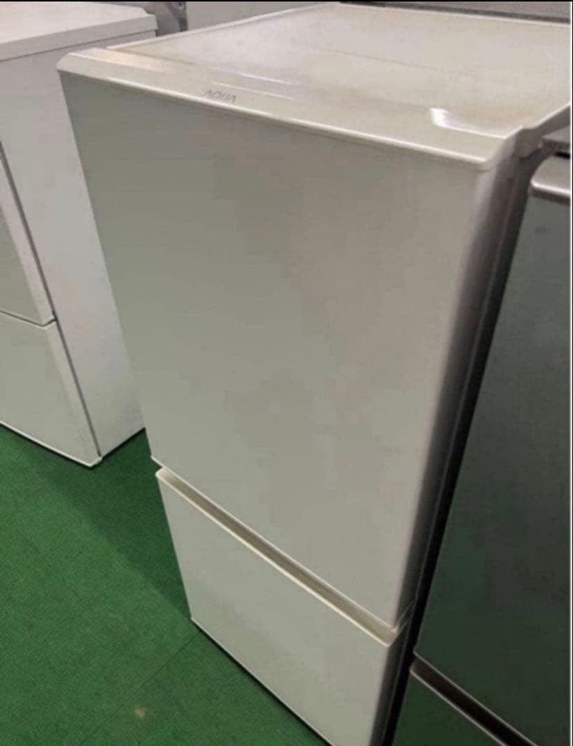 2019年式 126L AQUA 2ドア冷蔵庫 AQR-E13J (W)