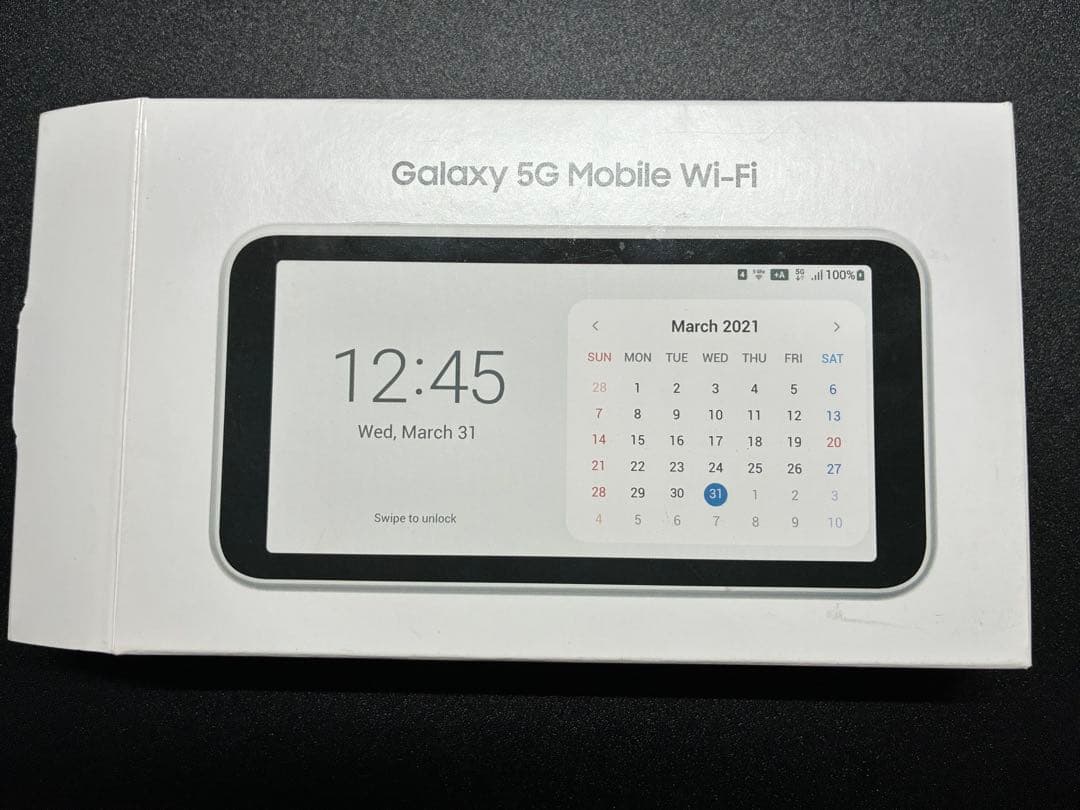 Galaxy 5G Mobile Wi-Fi 箱あり