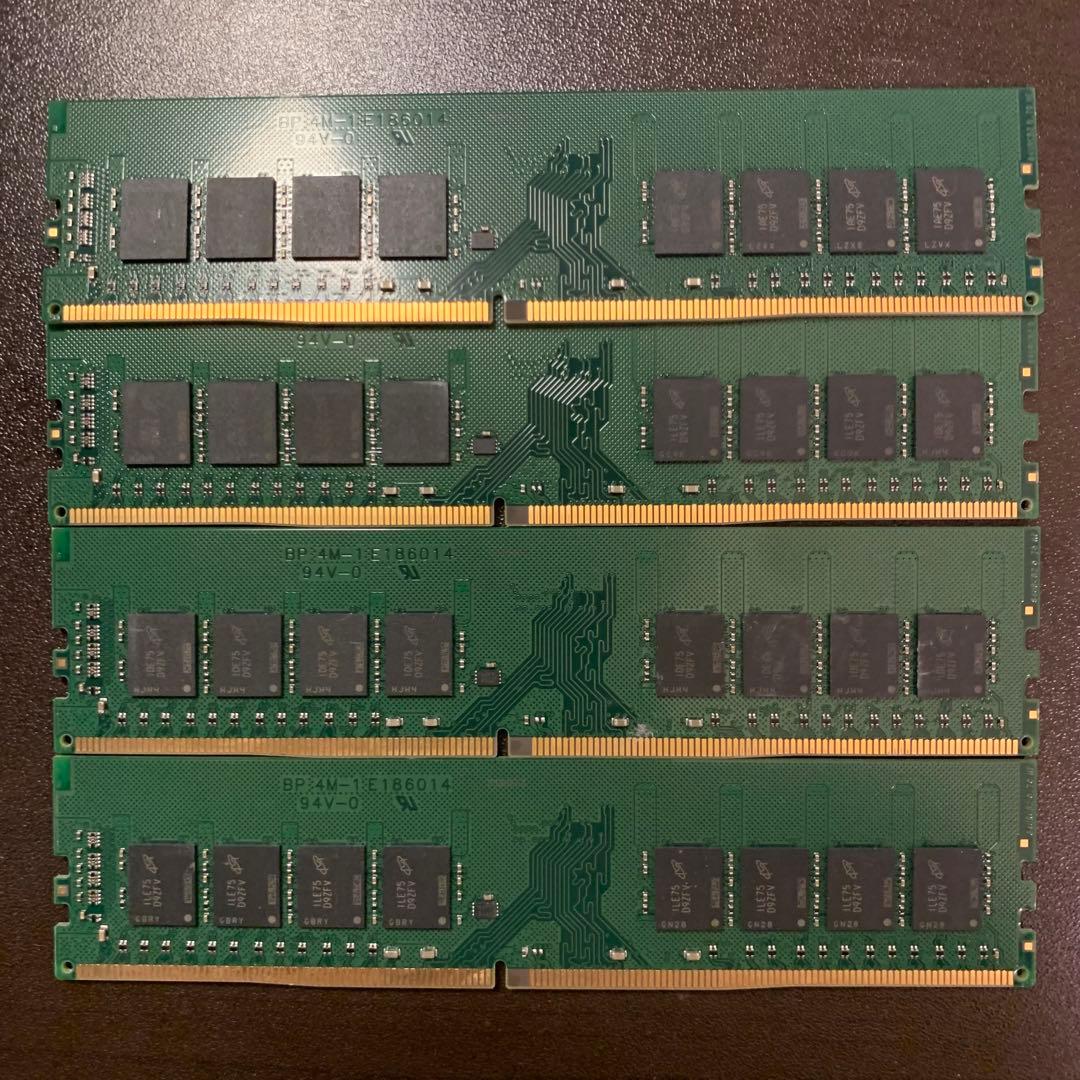 メモリー Transcend DDR4 128GB 32GBx4