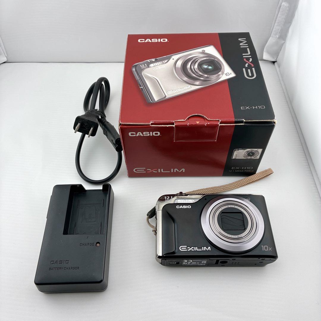 良品　カシオ CASIO EXILIM EX-H10 コンデジ　エクシリム　黒