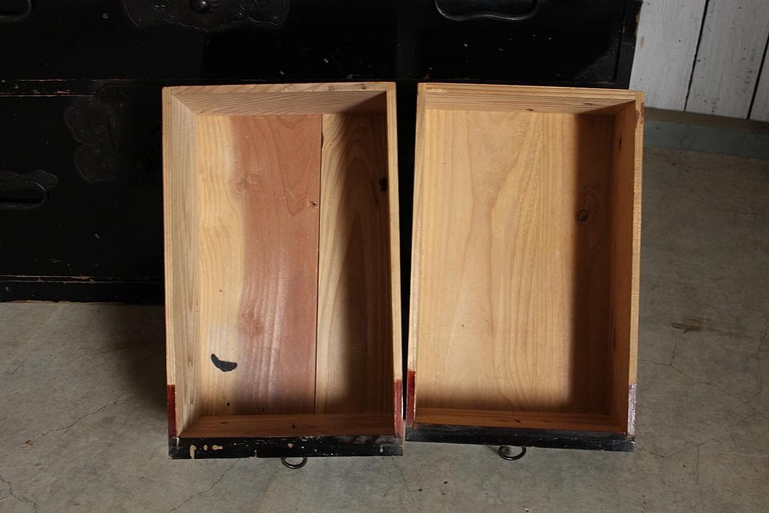 時代庄内箪笥　抽斗4杯　タンス　収納　古家具　古民家　時代家具