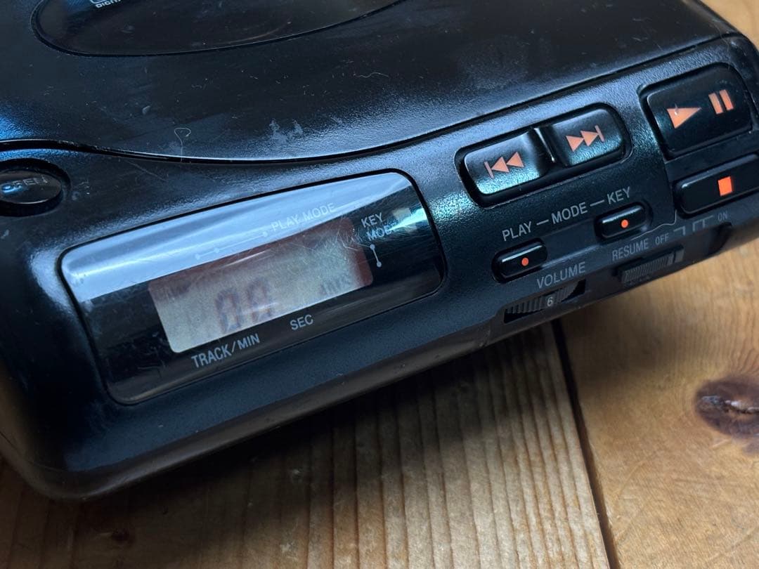 SONY CAR Discman D-800KポータブルCDプレーヤー動作確認
