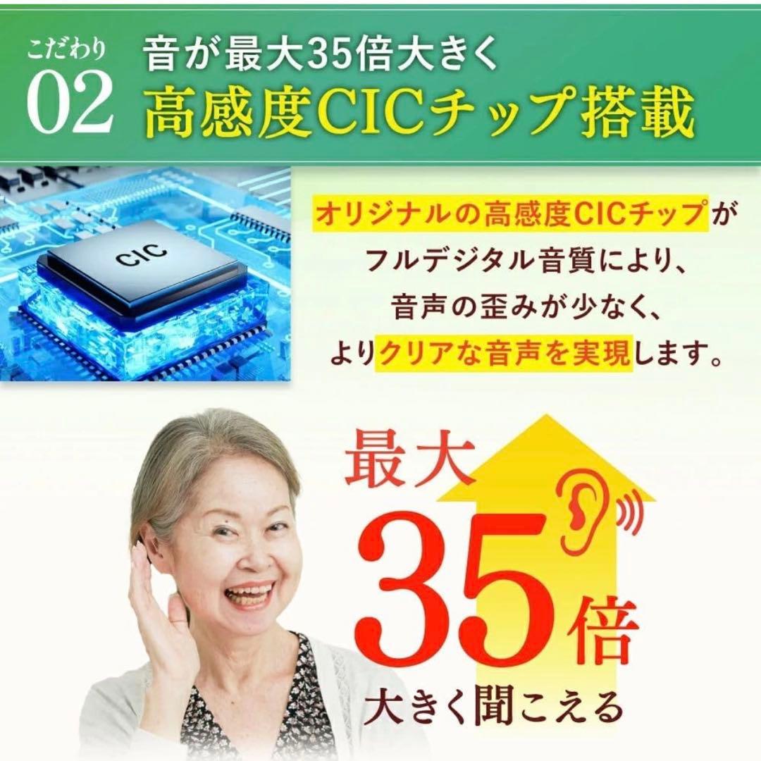 ミミクリア 集音器 片耳用 耳かけ式 充電式