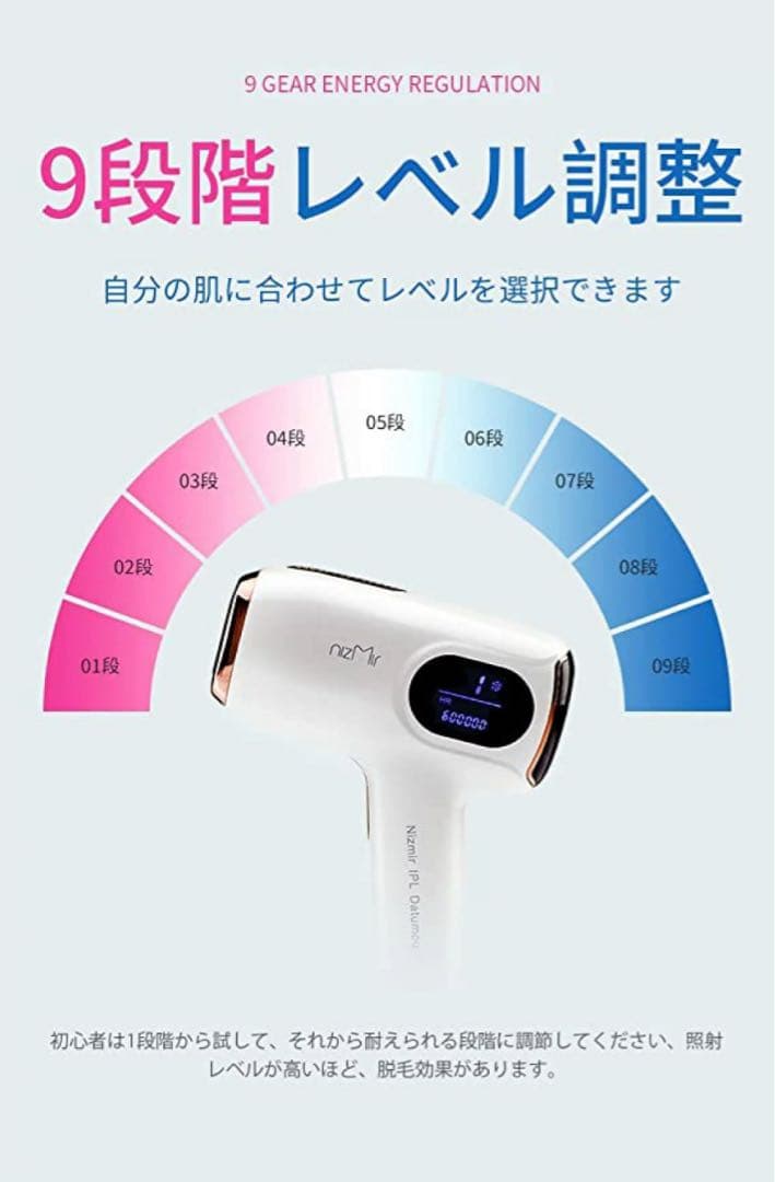 【新品未開封】nizMir IPL光美容器 60W