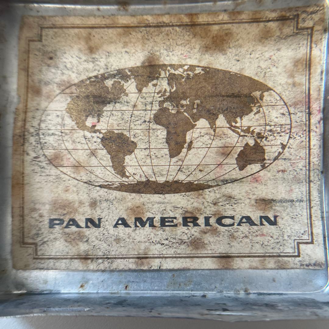 たばこ缶　パンナム航空　PAN AM　パンナム レトロ品