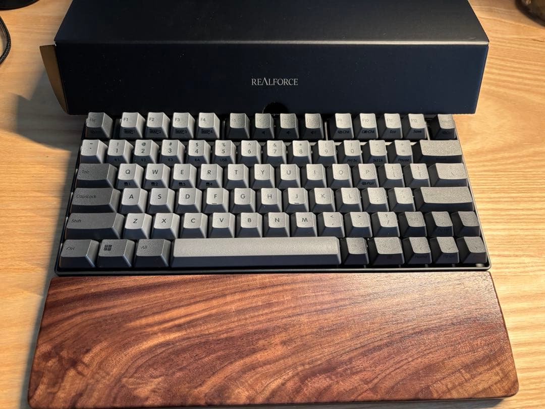 【ほぼ新品】REALFORCE RC1 英語配列 45g パームレスト付き