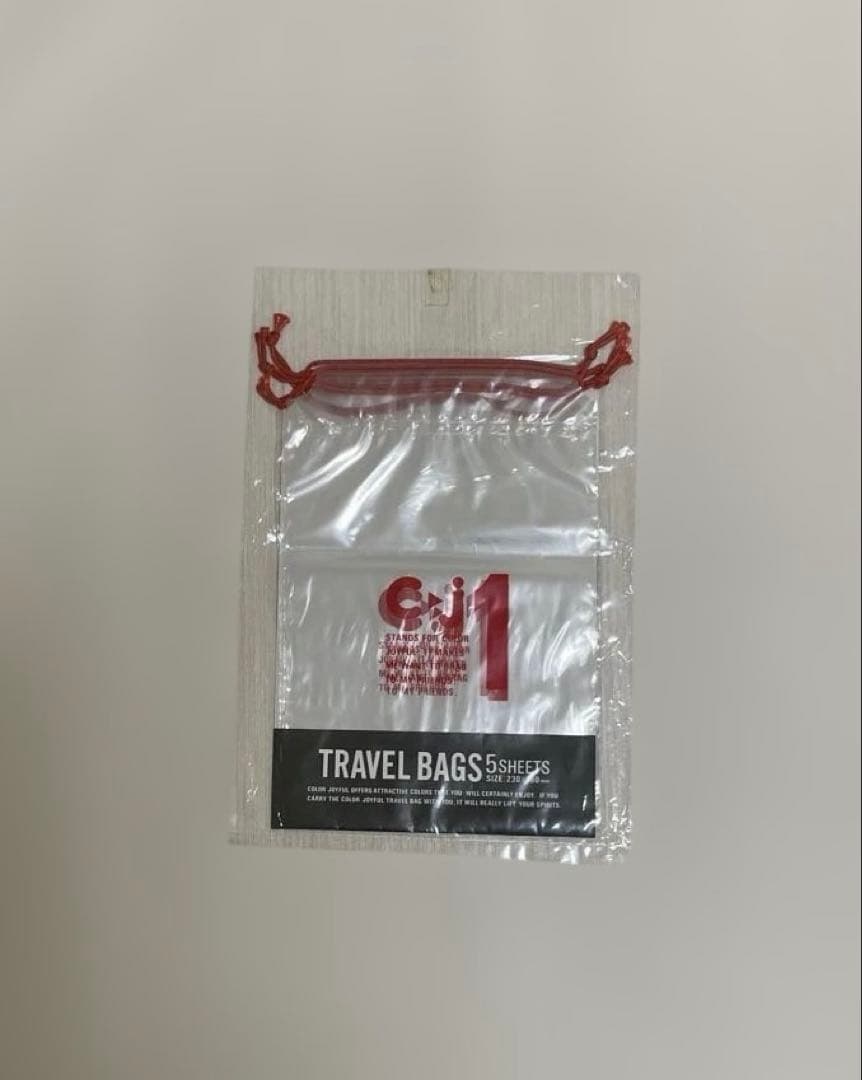 【匿名配送】コクヨ　TRAVEL BAGS 小分け用巾着袋　レトロ　レア☆