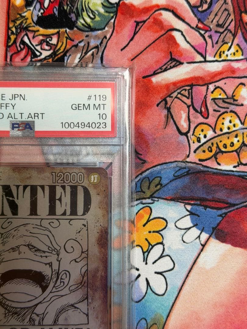 【ワンピースカードゲーム】ルフィ ニカ 手配書 PSA10 WANTED