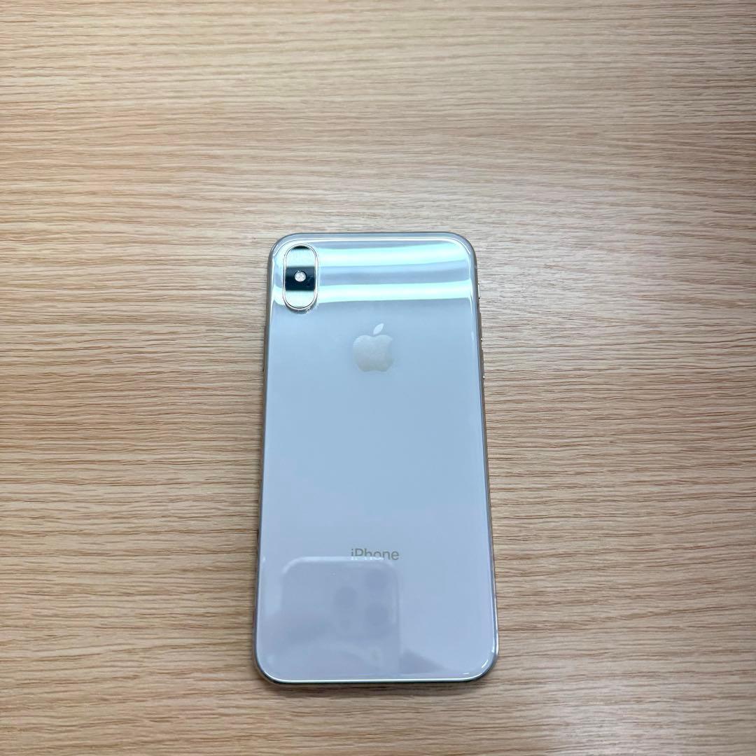 【美品】Apple iPhone X シルバー 本体