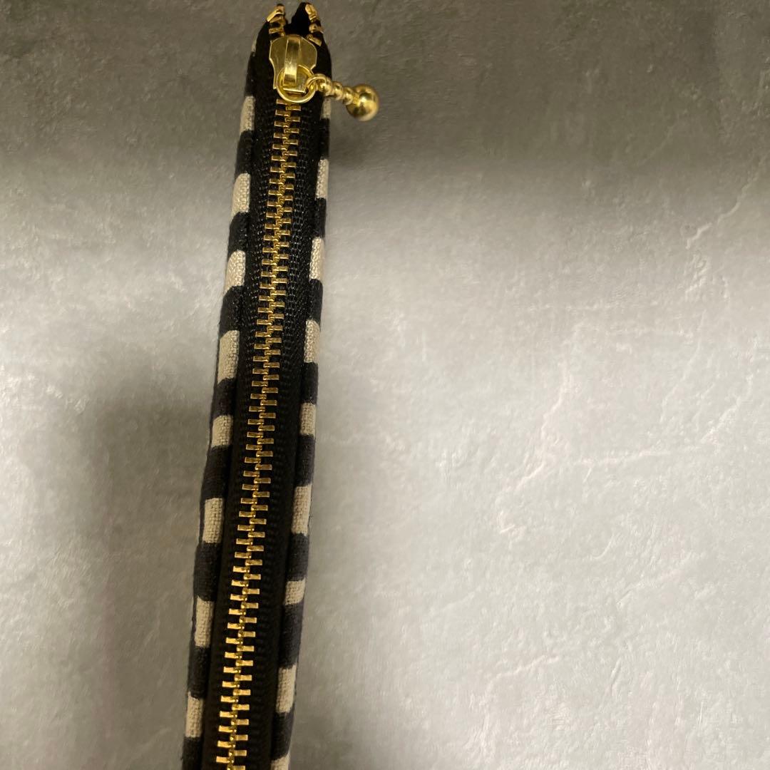 ミナペルホネン ペンポーチペンケース 黒 ハンドメイド