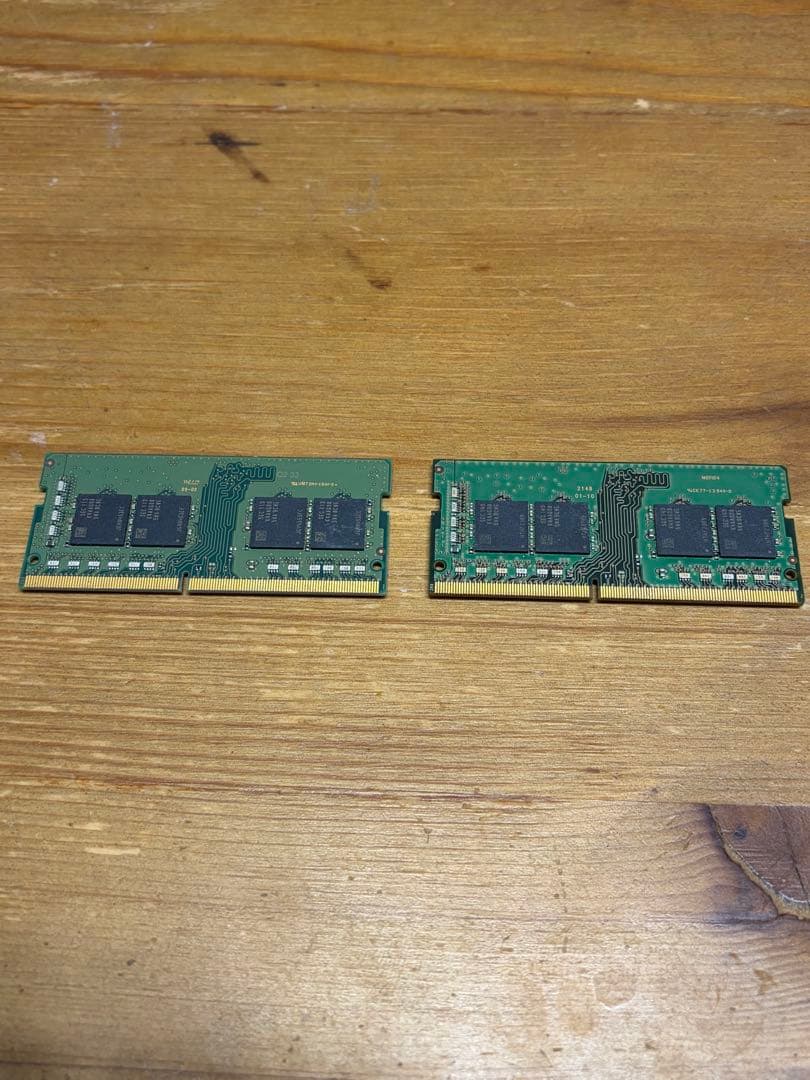 Samsung製DDR4メモリ16GB 2枚PC4-25600 実働品