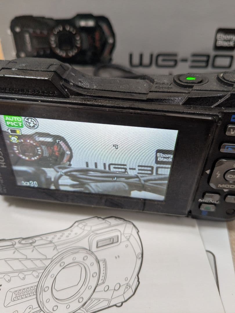 RICOH WG-30 コンパクトデジタルカメラ デジカメ リコー