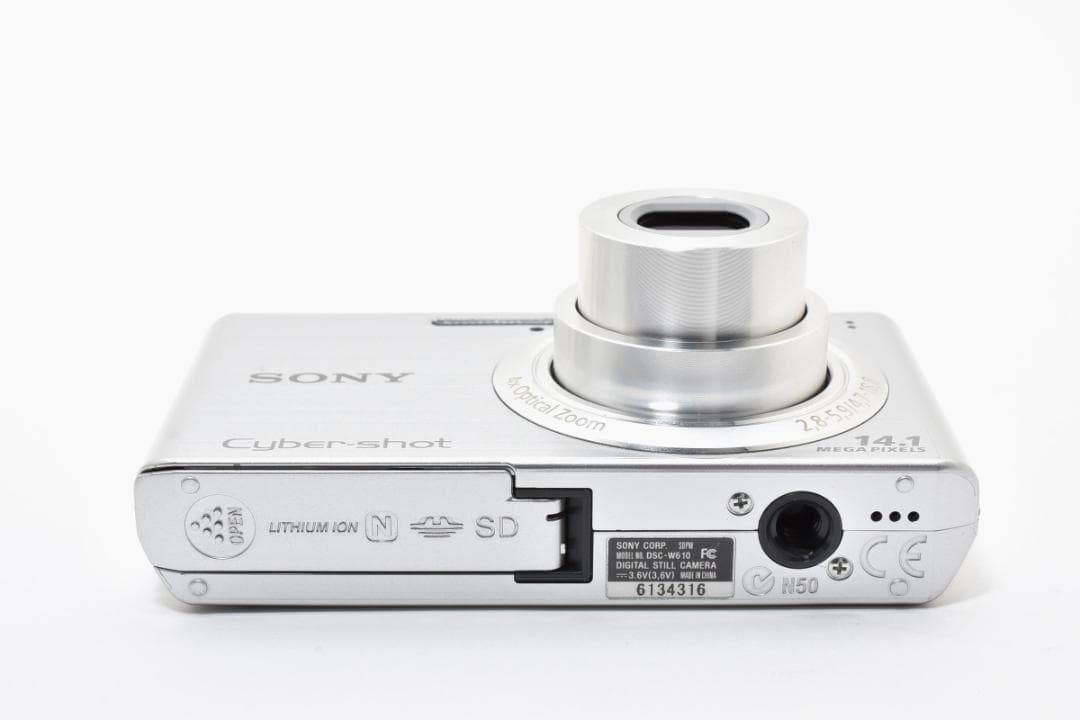 《 美品 》 ソニー　SONY Cyber-shot DSC-W610 シルバー
