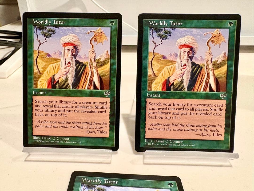 俗世の教示者 Worldly Tutor 英語版 MTG まとめ売り レガシー