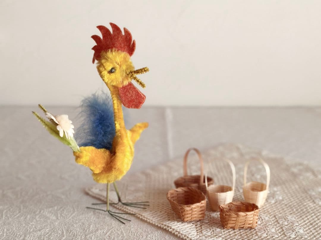 * vintage rooster ❀ イースターの ニワトリさん