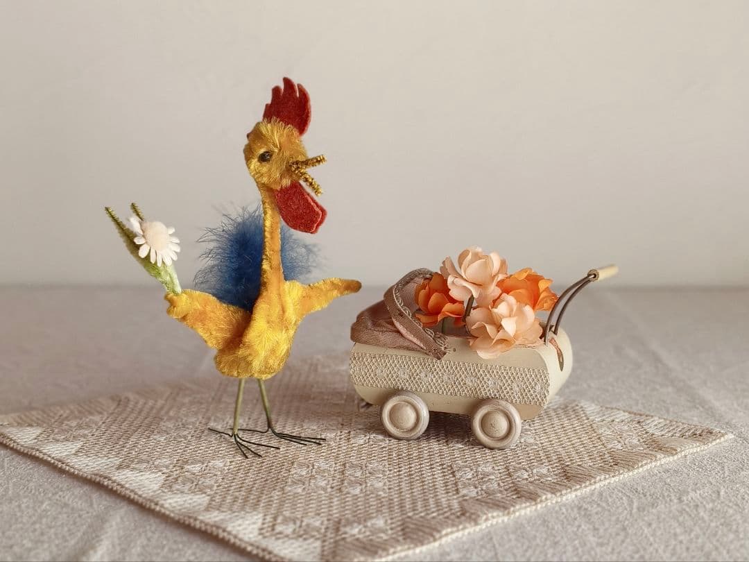 * vintage rooster ❀ イースターの ニワトリさん