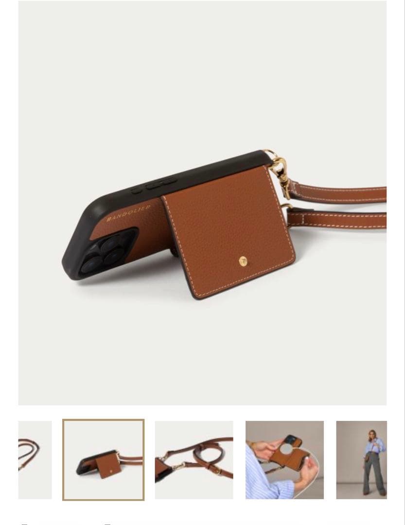 BANDOLIER iPhone 15 Pro ケース スマホショルダー