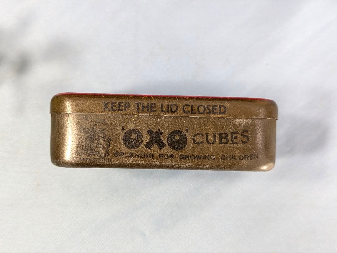 イギリス アンティーク oxo 缶 大小２個oxoボトル oxoスプーン セット