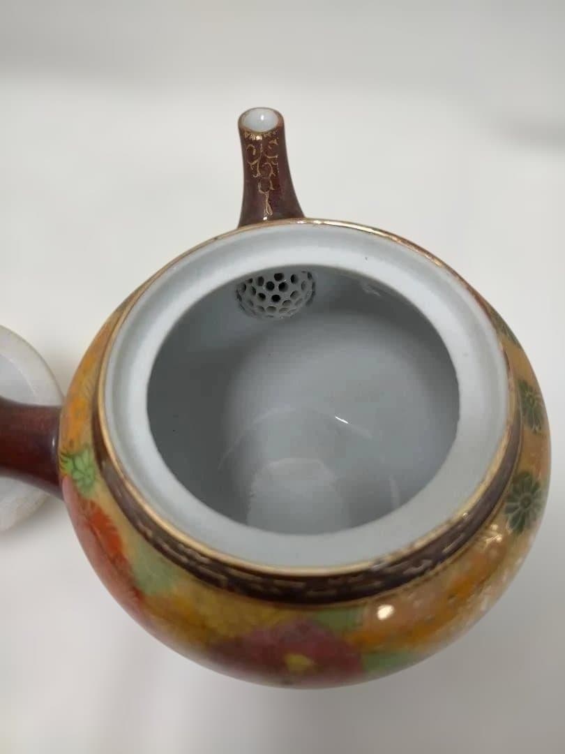 【送料無料】九谷焼 急須 湯呑4客 茶托4枚 湯冷まし セット251226-7T
