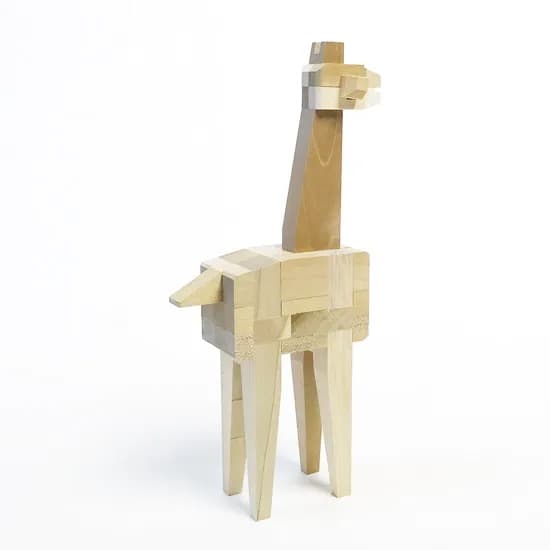 山中組木工房 キリン細木細工木製パズルYamanaka Kumiki Works
