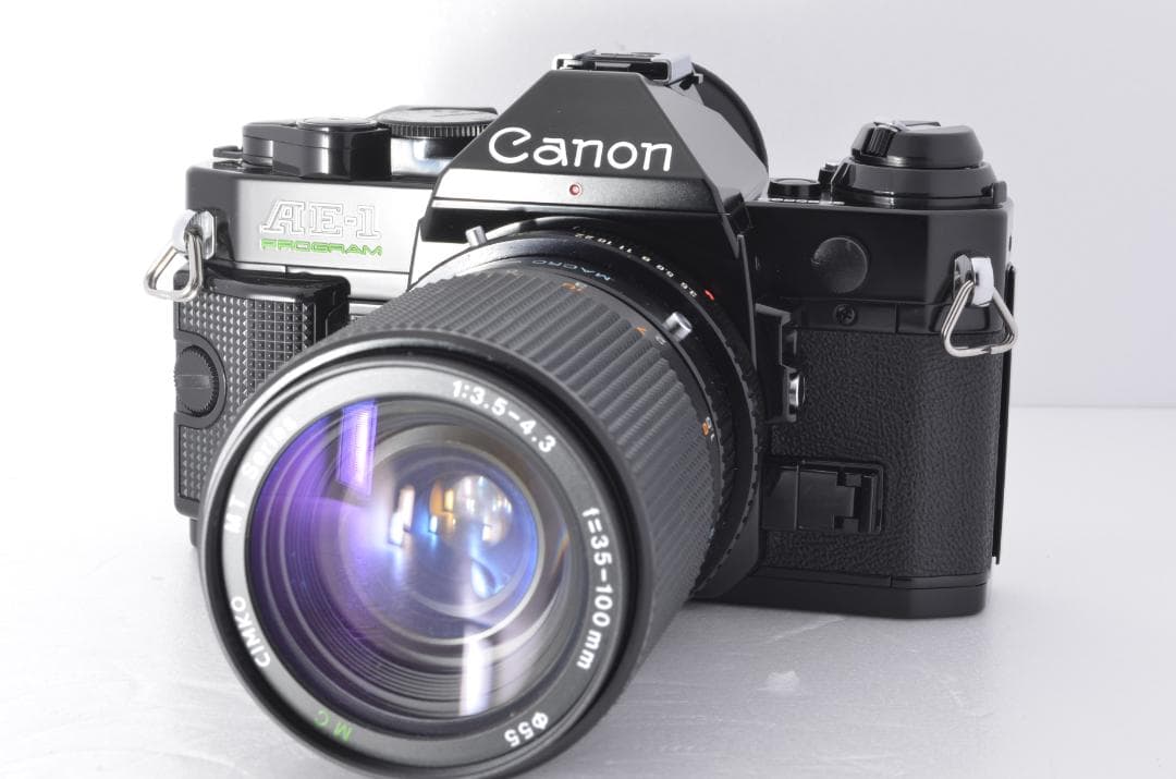 【美品】Canon キャノン AE-1 PROGRAM フィルムカメラ【完動品】