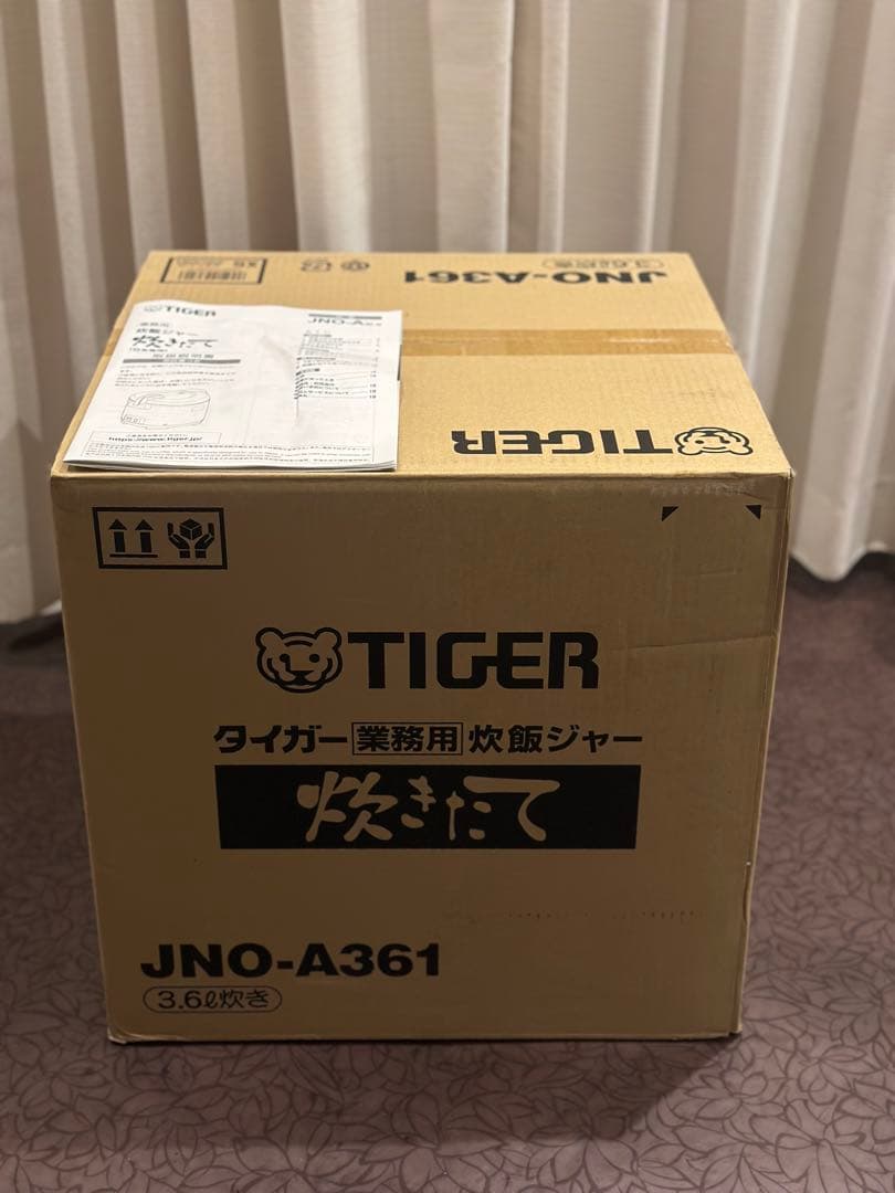 【2025年製】　TIGER 炊飯器 JNO-A361 3.6L 【2升炊き】
