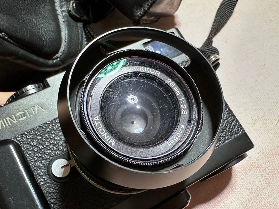 MINOLTA CLE フィルムカメラ ストロボ レンズ セット