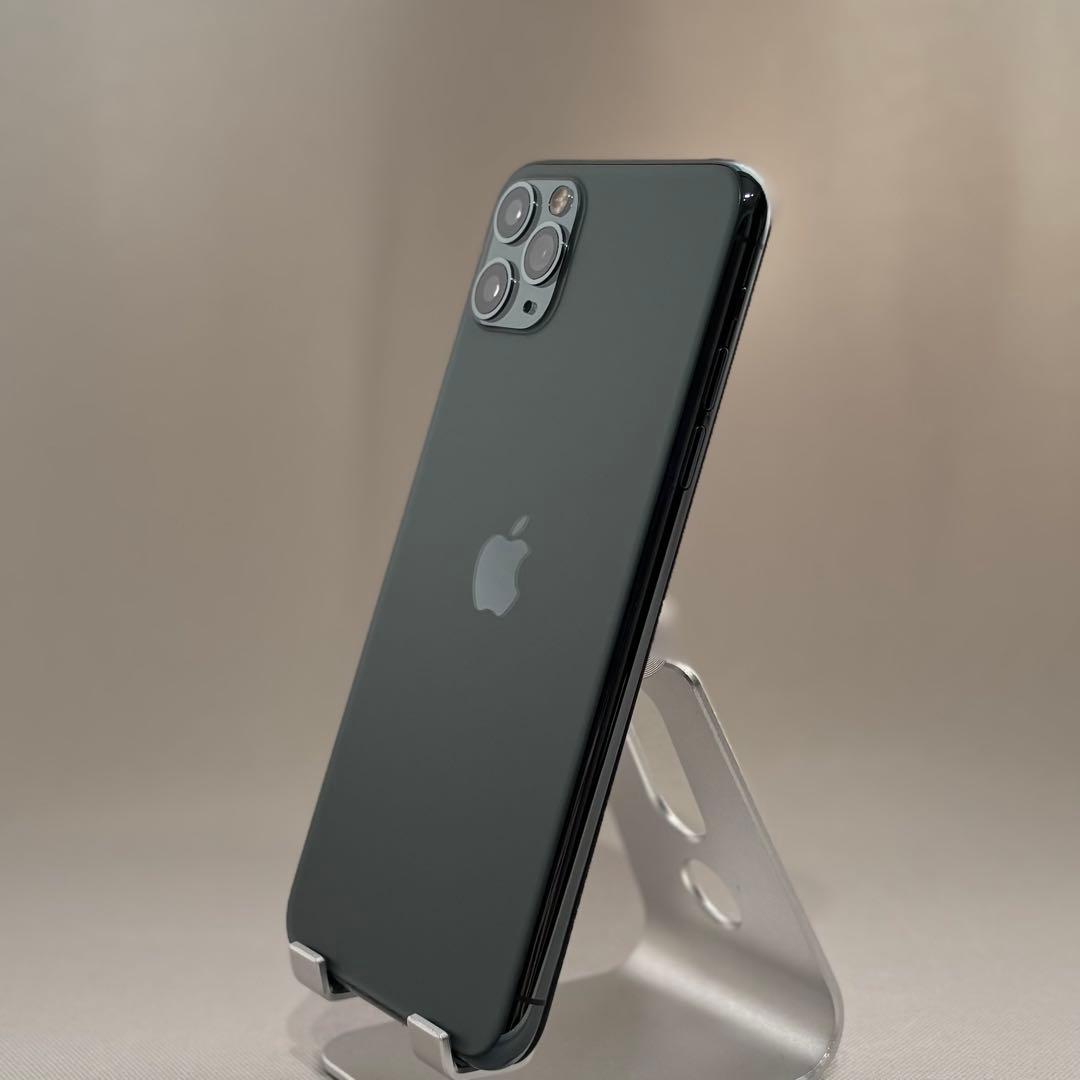 『極美品』iPhone 11 PRO MAX 256GB ミッドナイトグリーン